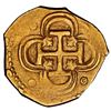 Image 2 : Seville, Spain, gold cob 2 escudos, 1595 date to right, assayer B below denomination II and mintmark