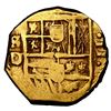 Image 1 : Seville, Spain, gold cob 2 escudos, 1615 D/V, very rare, NGC AU 55, finest and only example in NGC c