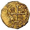 Image 2 : Cuzco, Peru, gold cob 2 escudos, 1698 M, NGC MS 64 (1715 Fleet Label, "top pop").