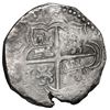Image 2 : Potosi, Bolivia, cob 8 reales, 1617 (M), Grade 1.