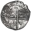 Image 2 : Potosi, Bolivia, cob 8 reales, 1618 T, quadrants of cross transposed, large mintmark, Grade 1.