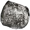 Image 2 : Potosi, Bolivia, cob 8 reales, 1619 T, Grade 1.