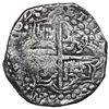Image 2 : Potosi, Bolivia, cob 8 reales, 1620 T, upper half of shield transposed, Grade 1.