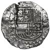Image 1 : Potosi, Bolivia, cob 8 reales, 1621 T, quadrants of cross transposed, new style of lions, Grade 1.