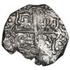 Image 2 : Potosi, Bolivia, cob 4 reales, Philip III, assayer T, quadrants of cross transposed, Grade 2.
