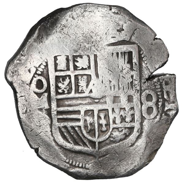 Mexico City, Mexico, cob 8 reales, 1622/1 D.