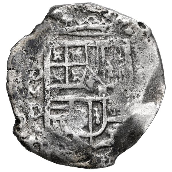 Mexico City, Mexico, cob 8 reales, Philip IV, assayer D.