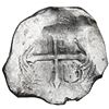 Image 2 : Mexico City, Mexico, cob 8 reales, Philip IV, assayer not visible.