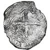 Image 2 : Mexico City, Mexico, cob 8 reales, Philip IV, assayer not visible, with canvas marks on reverse.