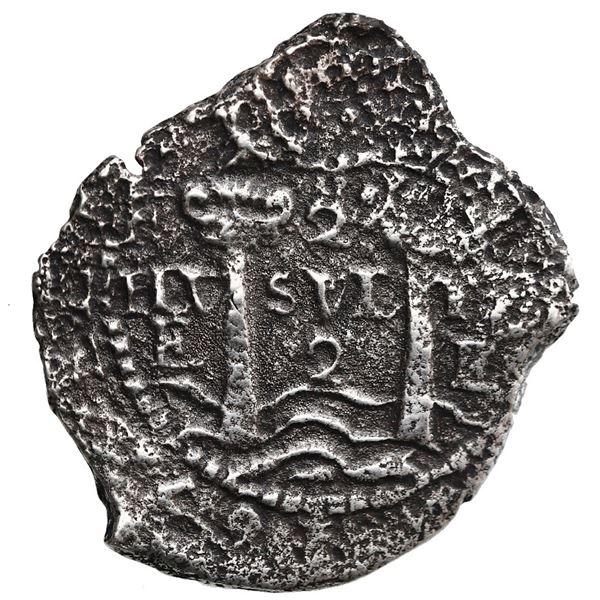 Potosi, Bolivia, cob 2 reales, 1652 E Transitional, McLean Type V (Mastalir 1-B), rare, Mastalir Pla