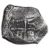 Image 2 : Mexico City, Mexico, cob 8 reales, Philip V, assayer J, double-struck reverse (rare).
