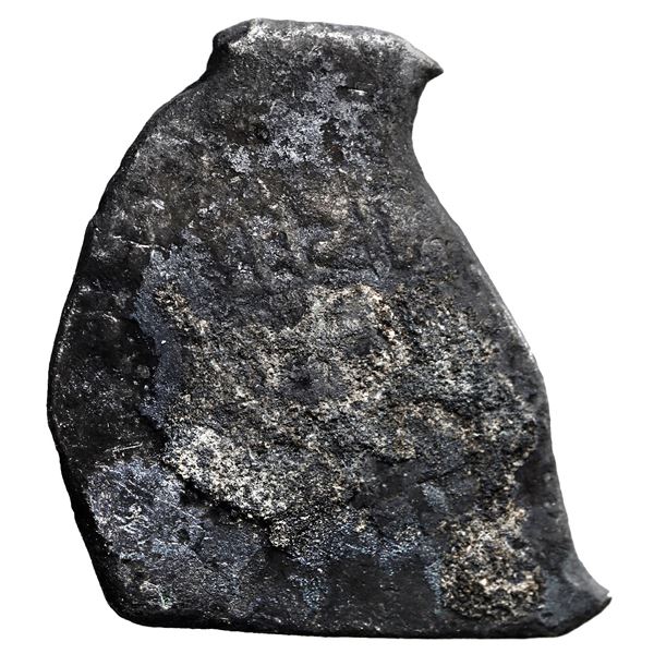 Mexico City, Mexico, cob 8 reales "greenie" (encrusted as found), Philip V, assayer not visible, ex-