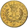 Image 2 : France (Bordeaux mint), gold louis d'or mirliton, Louis XV, 1725-K, with palm branches, NGC UNC deta