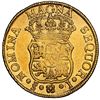 Image 2 : Santiago, Chile, gold bust 4 escudos, Ferdinand VI, 1749 J, NGC AU 53 / La Luz (Shipwreck Blue Label