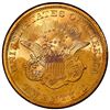 Image 2 : USA (San Francisco Mint), gold $20 Coronet Liberty "double eagle," 1857-S, bold 7, faint S, PCGS UNC