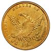 Image 2 : USA (Philadelphia Mint), gold $5 Classic Liberty "half eagle," 1834, plain 4, PCGS XF 45, with pinch