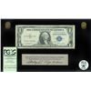 Image 1 : USA, $1 silver certificate star note, series 1935E*, serial 23517826E, PCGS Currency Grade A.