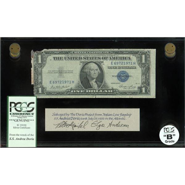 USA, $1 silver certificate, series 1935E, serial E69721971H, Priest-Humphrey, PCGS Currency Grade B,