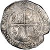 Image 2 : Mexico City, Mexico, cob 8 reales, Philip II, assayer O below mintmark oM to left, pomegranates in o