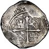 Image 2 : Mexico City, Mexico, cob 8 reales, Philip III, assayer F, diamond ornaments in obverse legend (pre-d