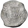 Image 1 : Mexico City, Mexico, cob 8 reales, 1614/3 F, NGC XF 45, finest and only example in NGC census.