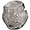 Image 1 : Mexico City, Mexico, cob 8 reales, 1621/0 D, rare, NGC XF 40, finest and only example in NGC census.
