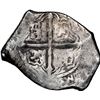 Image 2 : Mexico City, Mexico, cob 8 reales, 1646 P, rare, NGC VF details / tooled.