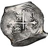 Image 2 : Mexico City, Mexico, cob 8 reales, 1655/4 P, very rare, NGC XF details / Maravillas (1656), finest a