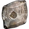 Image 1 : Mexico City, Mexico, cob 8 reales, Charles II, assayer G, with "Golden Fleece" countermark for Braba