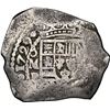 Image 1 : Mexico City, Mexico, cob 8 reales, 1729 R, with countermark "Sumenep" in Malay Arabic script in box 