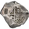 Image 2 : Mexico City, Mexico, cob 8 reales, 1729 R, with countermark "Sumenep" in Malay Arabic script in box 