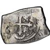 Image 2 : Mexico City, Mexico, cob 8 reales, 1730 F/G, very rare, NGC VF details / rev graffiti.