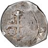 Image 2 : Mexico City, Mexico, cob 4 reales, 1670 G, obverse struck with 8R die, unique, NGC Fine details / ob