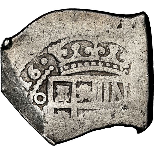 Mexico City, Mexico, cob 4 reales, 1716 J, rare, NGC VF 35, finest and only example in NGC census.