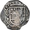 Image 1 : Mexico City, Mexico, cob 2 reales, 1612/1 F, NGC VF details / environmental damage, finest and only 