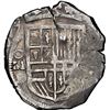 Image 1 : Mexico City, Mexico, cob 2 reales, 1619 D, unique, NGC VF details / rev damage, finest and only exam
