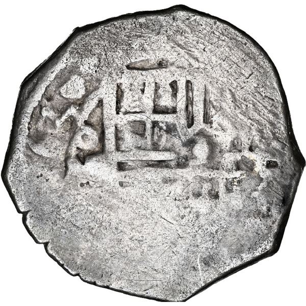 Mexico City, Mexico, cob 2 reales, 1636 (P), extremely rare, NGC VF 35, finest and only example in N