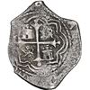 Image 2 : Mexico City, Mexico, cob 2 reales, 1656/5 P, extremely rare, NGC XF details / mount removed, finest 