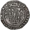 Image 1 : Mexico City, Mexico, cob 1 real Royal (galano), Philip III, assayer F (pre-dated period), unique, NG