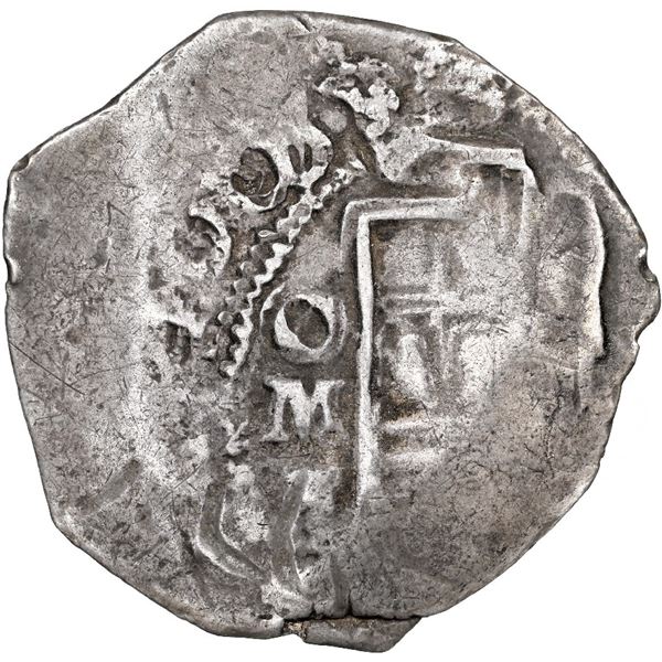 Mexico City, Mexico, cob 1 real, 1608/7 A/F, very rare, NGC VF 35.