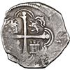 Image 2 : Mexico City, Mexico, cob 1 real, 1608/7 A/F, very rare, NGC VF 35.