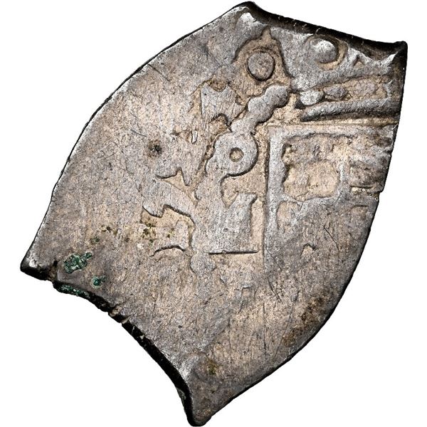Mexico City, Mexico, cob 1 real, 1724 D, very rare, NGC XF 45, finest and only example in NGC census