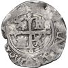 Image 2 : Mexico City, Mexico, cob 1/2 real, Philip II, assayer O to left, mintmark oM to right, quadrants of 