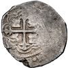 Image 2 : Mexico City, Mexico, cob 1/2 real, 1610 F, assayer to left, x-fleur-x below monogram, extremely rare