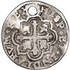 Image 2 : Mexico City, Mexico, cob 1/2 real Royal (galano), 1716 J, rare, NGC VF details / holed, finest and o