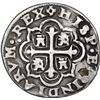 Image 2 : Mexico City, Mexico, cob 1/2 real Royal (galano), 1720 J, NGC XF details / plugged, finest and only 