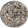 Image 2 : Mexico City, Mexico, cob 1/2 real Royal (galano), 1723 J, rare, NGC AU details / holed, finest known