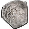 Image 2 : Mexico City, Mexico, cob 1/2 real, 1723 (J), very rare, NGC F 15, finest and only example in NGC cen