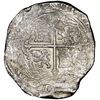 Image 2 : Mexico City, Mexico, cob 8 reales, Philip II, assayer F, NGC MS 62, finest known in NGC census.