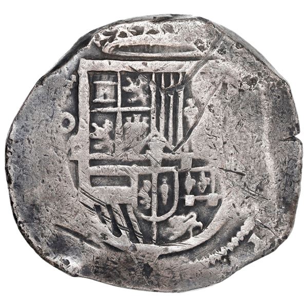 Mexico City, Mexico, cob 8 reales, Philip III, assayer A.